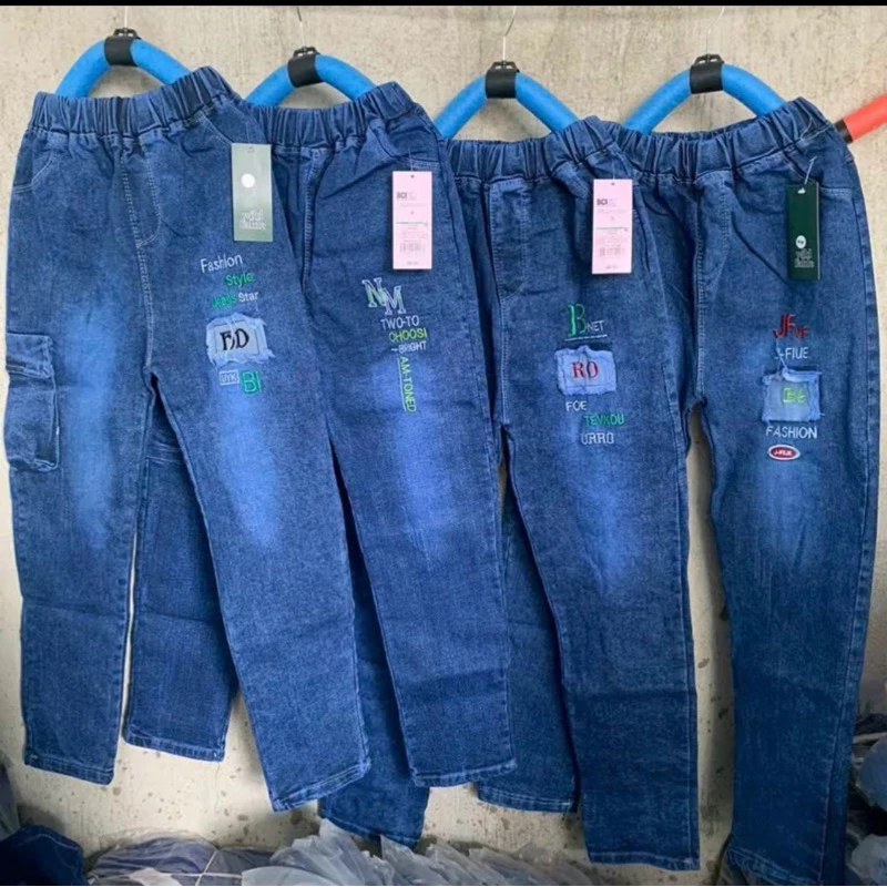 Combo 2 quần bò , quần  jeans bé  trai 18-35 kg(có lẻ 1 quần )