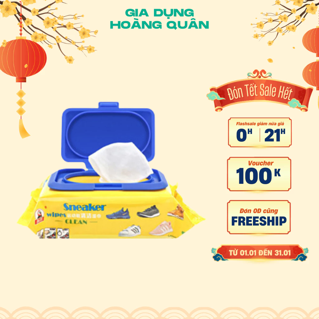 Khăn Giấy Lau Giày DIDOOGLT Siêu Sạch Hộp 30 Tờ Siêu Hot Không Hoá Chất Làm Hại Vải RIN ( Hàng Tốt )