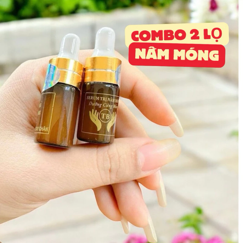 02 Lọ Serum Nấm Móng Tay TB Phục Hồi Móng Thối, Móng Hư, Nấm Móng, Giúp Đẹp Móng Từ Thảo Dược TB