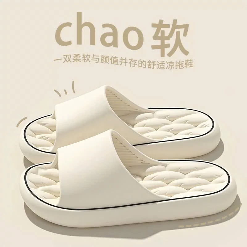 Dép đi trong nhà, nhà tắm cho nam nữ chống trơn trượt đế siêu nhẹ (2801)
