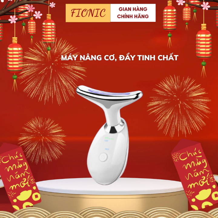 Máy Nâng Cơ Đẩy Tinh Chất FIONIC FEP01 Kết Hợp Điện Châm EMS Giúp Trẻ Hoá Da