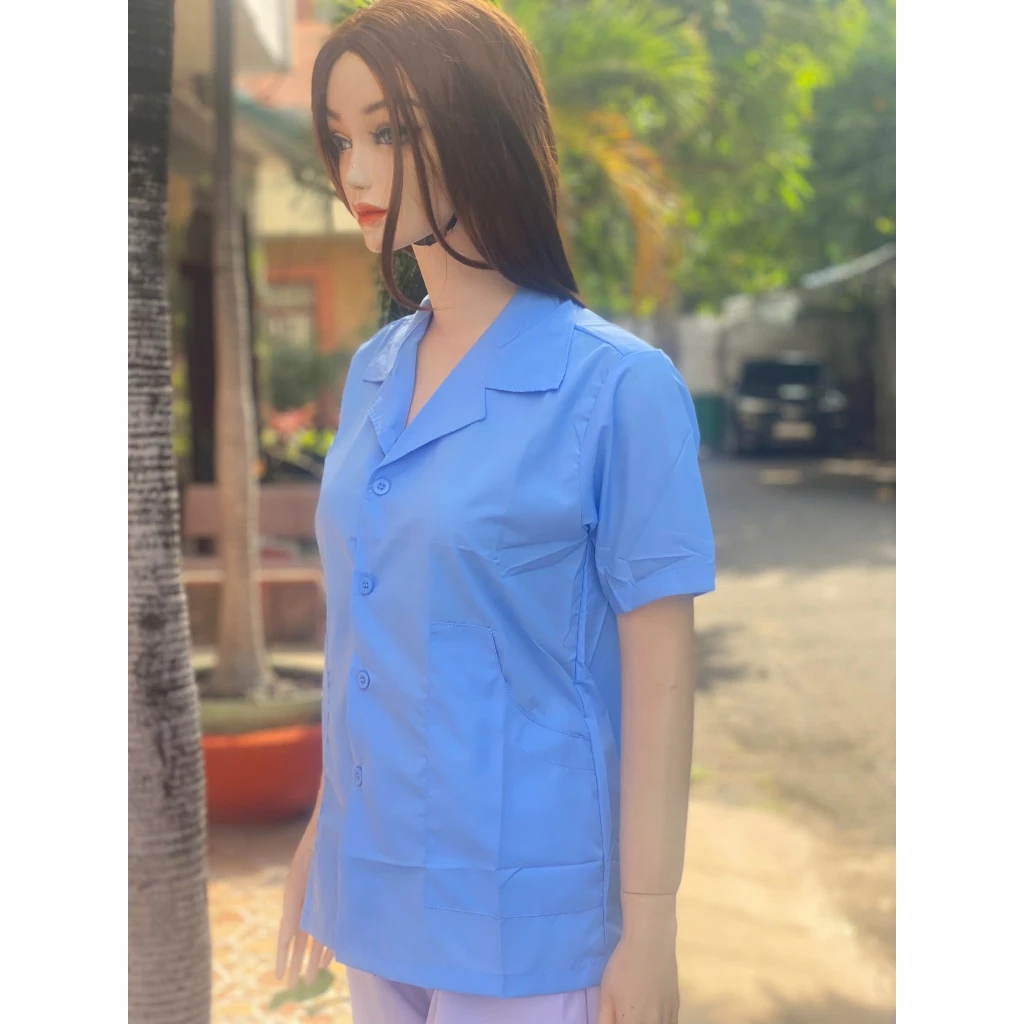 Áo blouse- Vải kate mềm mịn, thấm hút mồ hôi