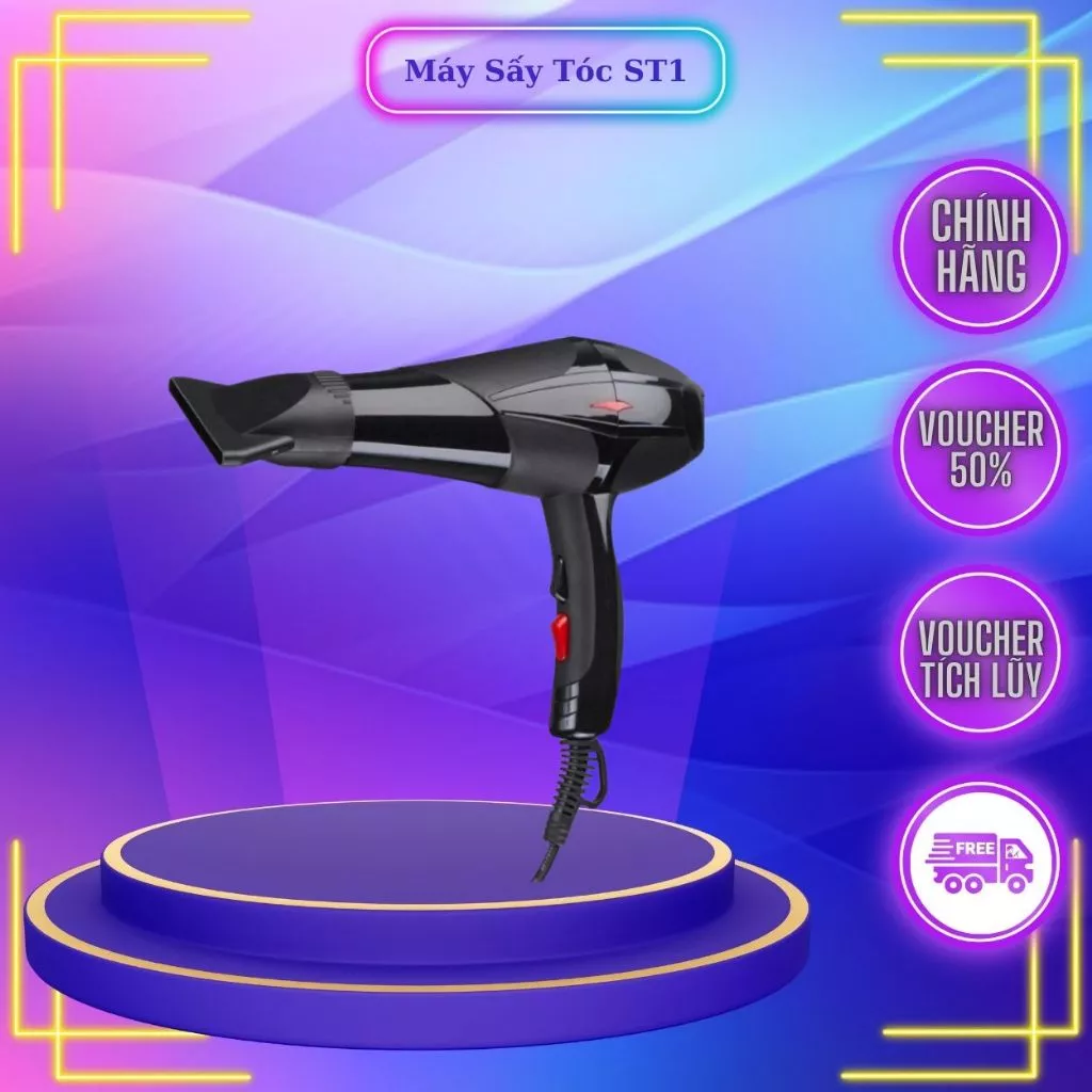 Máy Sấy Tóc 2 Chiều Nóng Lạnh Công Suất Lớn 3500W. Máy sấy tóc công suất lớn (Bảo hành lỗi 1 đổi 1) - ST1