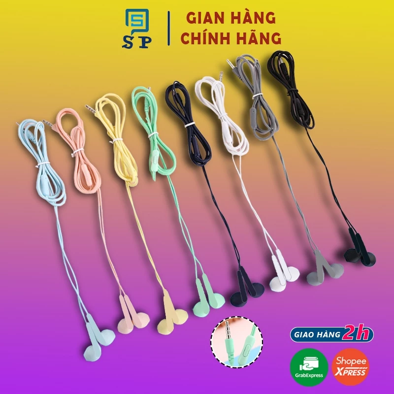 Tai nghe có dây gaming S P U19 có mic phone chống ồn chơi game hay như tai nghe bluetooth