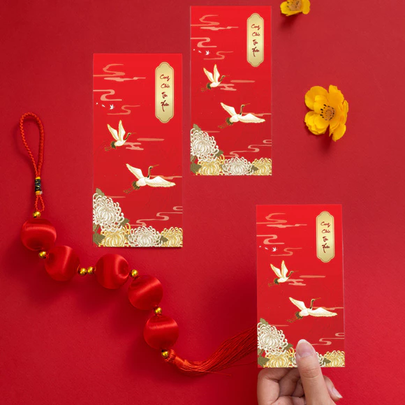 10 Bao Lì Xì Tết ( Ngẫu Nhiên) Siêu đẹp, giấy dày, hình siêu cute