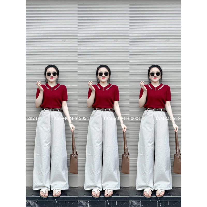 Quần Jeans Nữ Trắng Trơn Hách Dáng Cực Đỉnh, Quần Bò Nữ Ống Rộng Tôn Dáng Màu Trắng