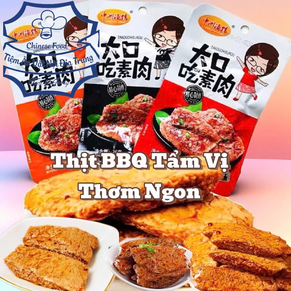 Thịt Nướng BBQ Chay Cô Gái Đồ Ăn Vặt Trung Quốc