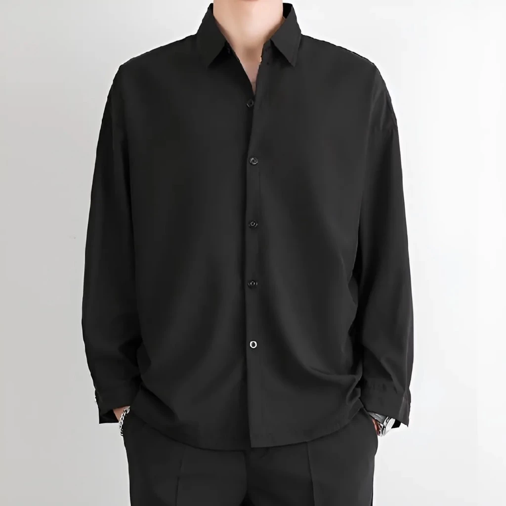 Áo Sơ Mi Nam OBOKFASHION, Sơ Mi Nam Tay Dài, From Chuẩn, Trung Niên, Cao Cấp ASM55