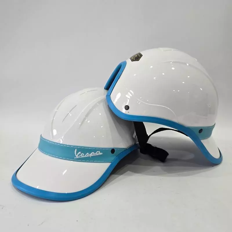 Mũ bảo hiểm lưỡi trai VESPA viền da cao cấp nhiều màu - Minh Khôi Shop