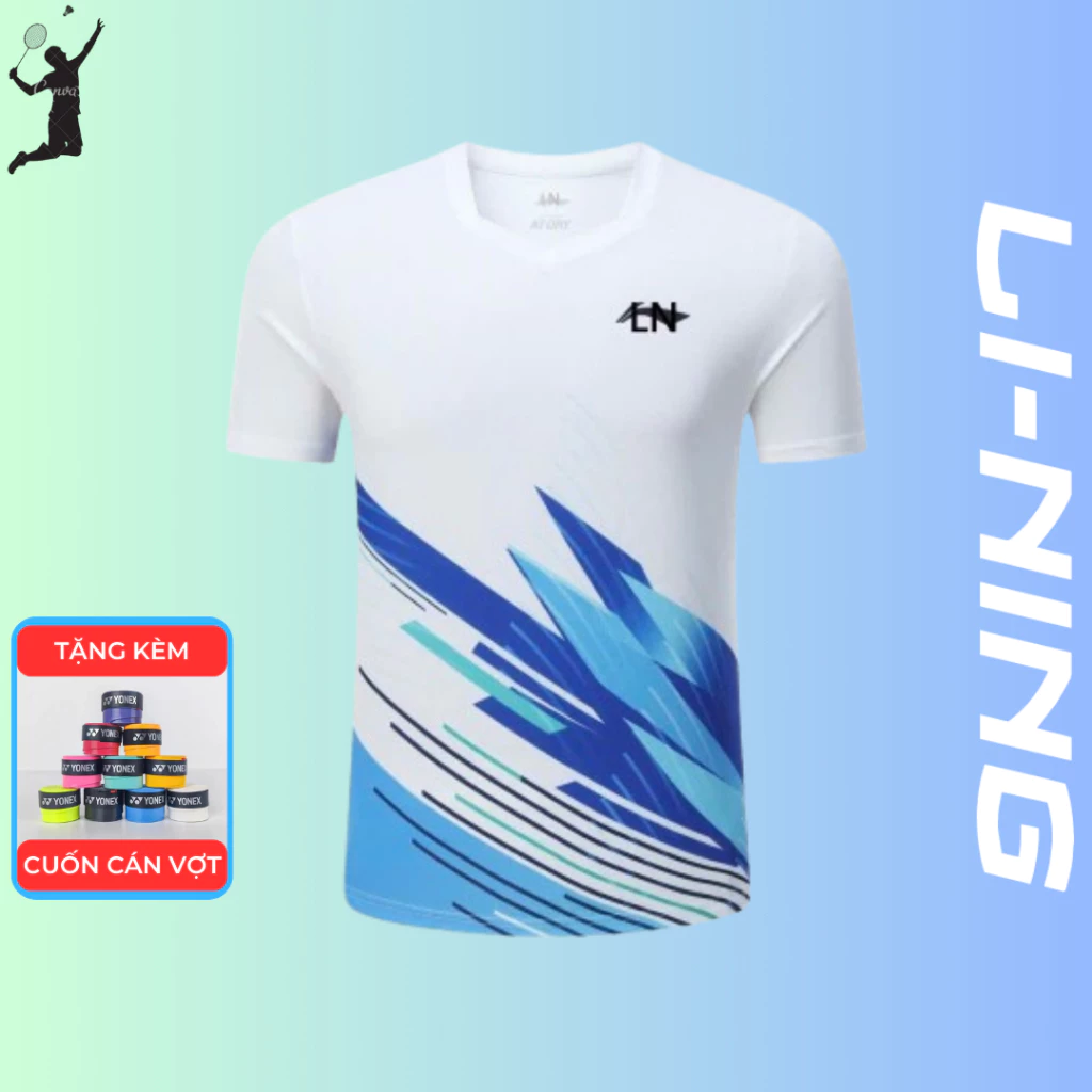 áo cầu lông, bộ thể thao cầu lông, quần cầu lông lining.