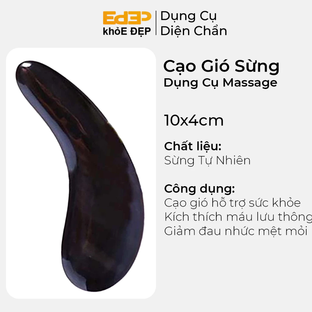 Cạo gió sừng dẹp - diện chẩn loại 1, giao hàng toàn quốc, giao nhanh HỒ CHÍ MINH 3H