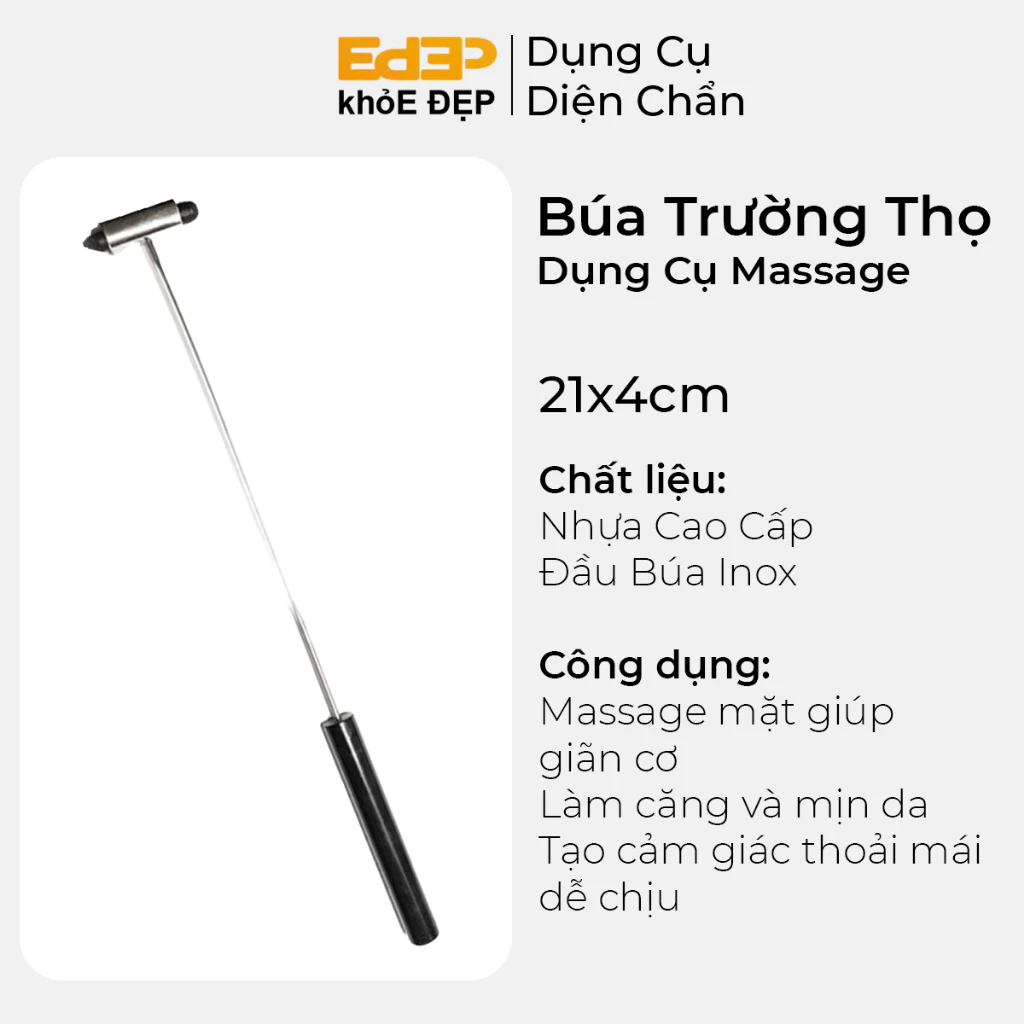 Búa Trường Thọ diện chẩn - Massage mặt chống lão hoá, tăng cường sức khoẻ, kéo dài tuổi thọ...