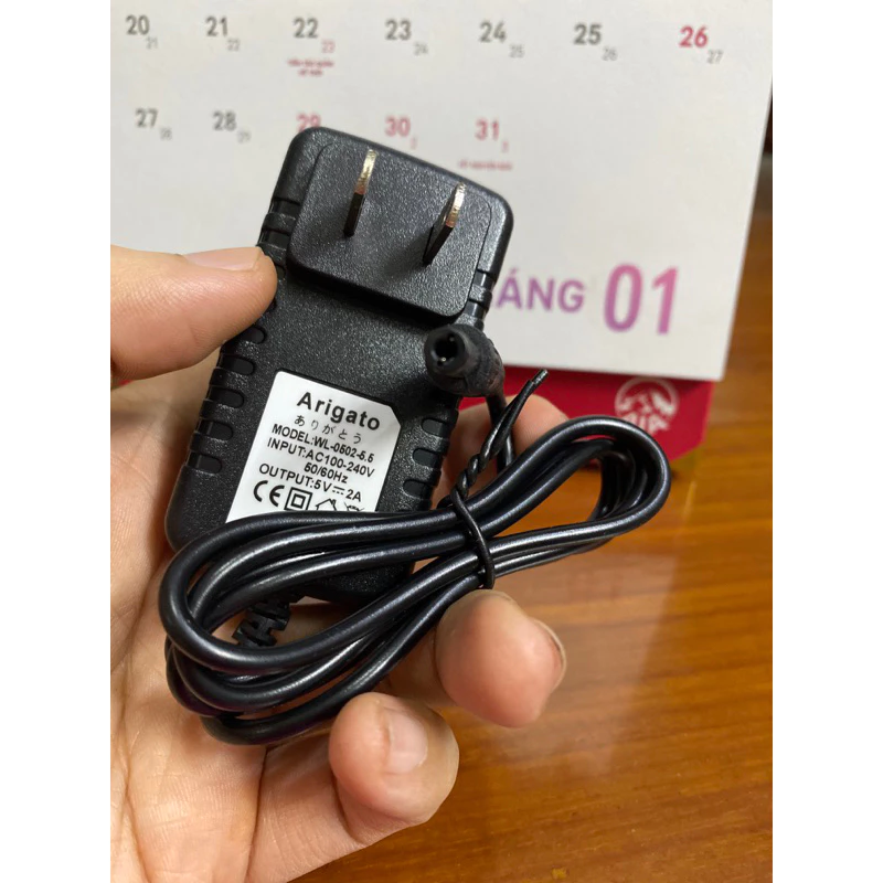 Nguồn Adapter 5V 2A - chân to 5.5MM