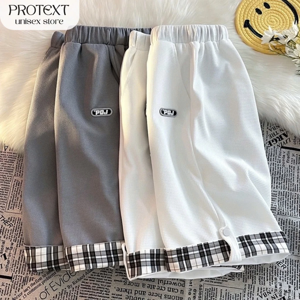 Quần Đùi Nam PROTEX chất cotton tổ ong phối Gấu CARO tạo điểm nhấn và bắt mắt