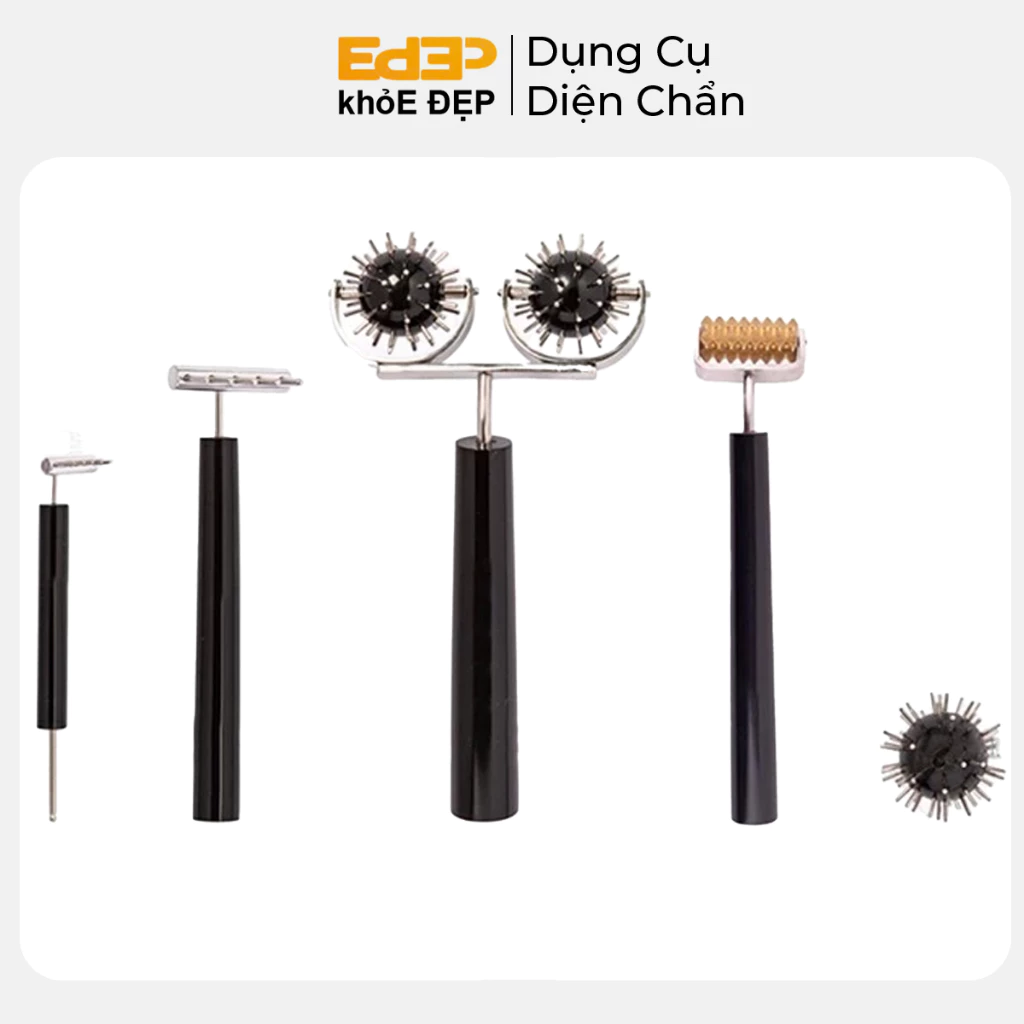 {HCM} Bộ Diện Chẩn số 8 (dụng cụ massage mặt, mát xa cổ vai gáy thư giãn giảm stress...)