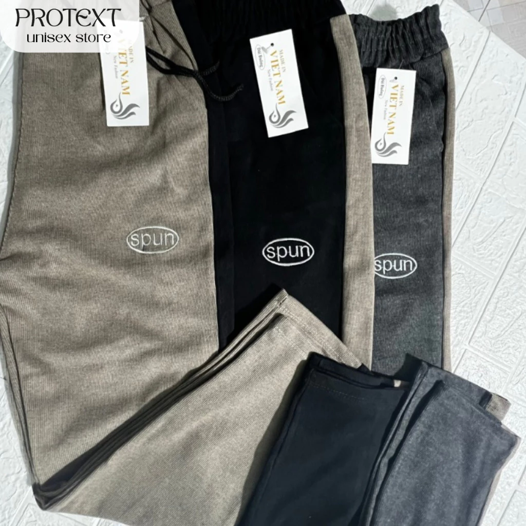 quần dài nữ PROTEX với 2 phiên bản gấu buông và bo gấu chất len tăm phù hợp mặc nhà thể thao