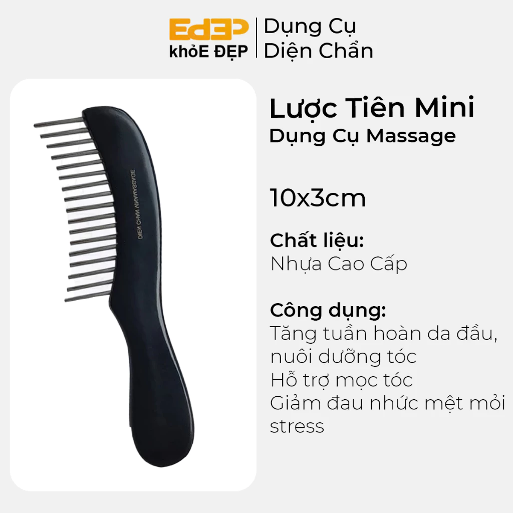 Lược Tiên Lớn Dụng Cụ Diện Chẩn Chải Tóc Massage Đầu ( Lưu Thông Khí Huyết Kinh Mạch Lược Chải Tóc Spa )
