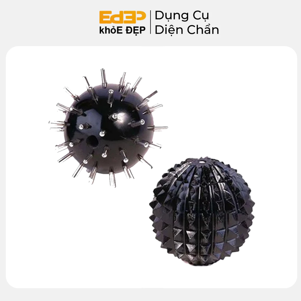 2 Quả Bi Lăn Tập Tay Giảm Căng Thẳng Giải Tỏa Ức Chế - Dụng Cụ Diện Chẩn ( Cầu Sừng Gai Đinh Điện Sinh Học Chấn Huyệt )