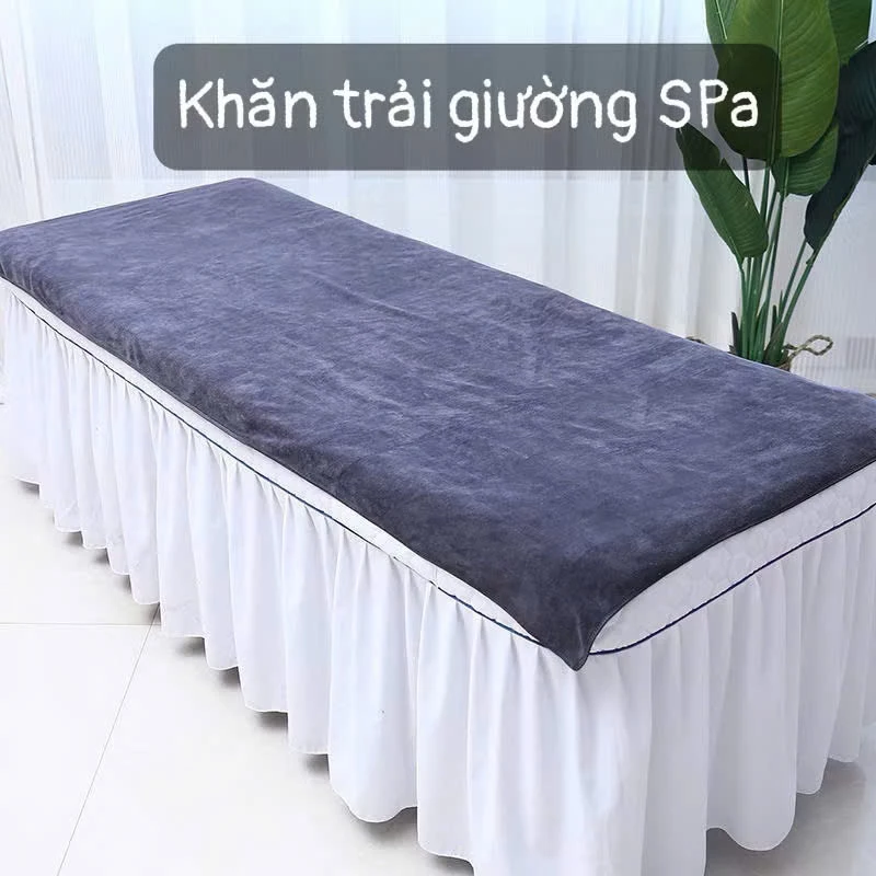 Khăn trải giường spa, đắp người loại 1, dày dặn, thấm hút tốt
