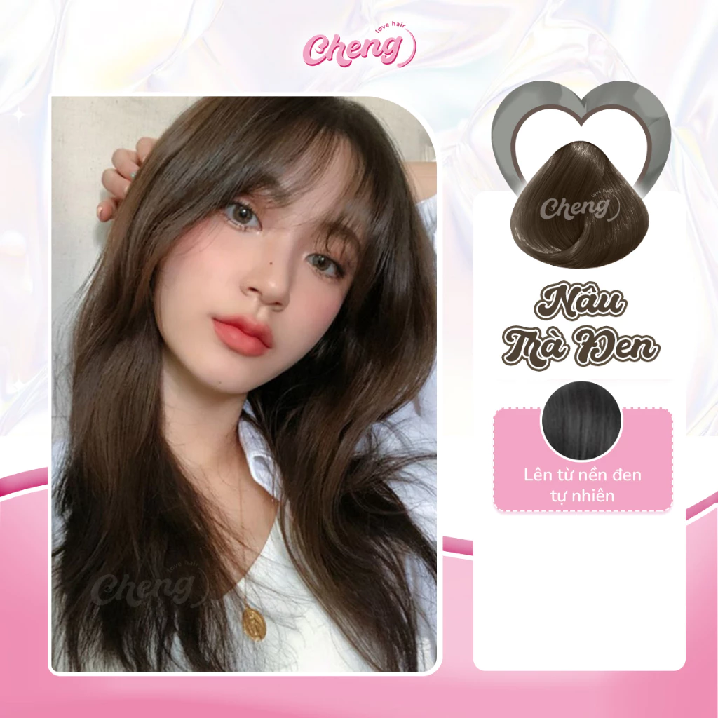 Thuốc Nhuộm Tóc Màu NÂU TRÀ ĐEN Không Tẩy | Chenglovehair, Chenglovehairs