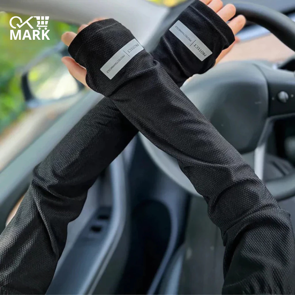 Găng Tay Chống Nắng DIDOOGLT Cho Nam Nữ Lái Xe - Bao Tay Chống Tia UV Mềm Mịn Thoáng Mát