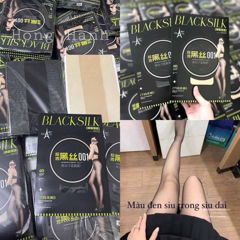 Quần Tất Black Silk Tàn Hình (Loại 1 Hàng Sẵn Ship Hoả Tốc) Quần Tất Lưới Siêu Dai
