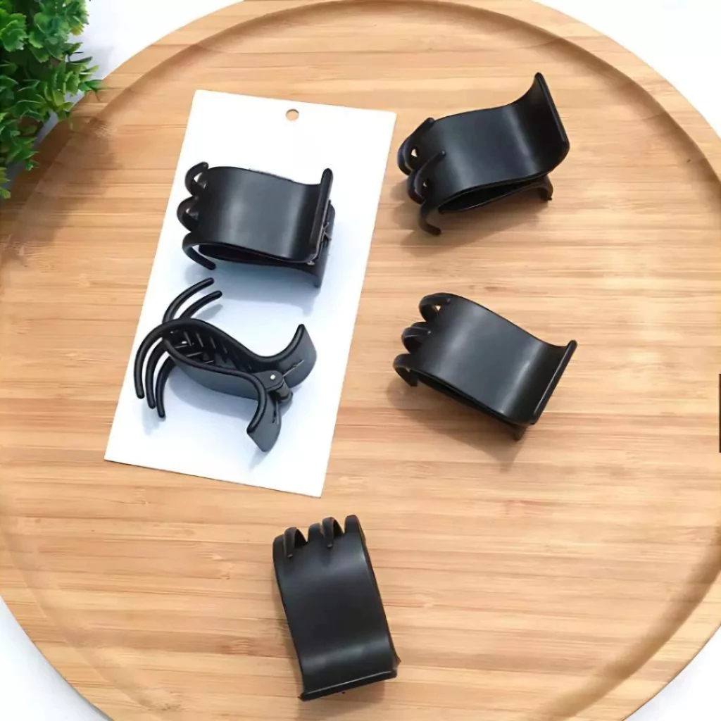 Kẹp Tóc 3 Răng Nhựa Cứng - Tặng Kèm Khi Mua Hàng