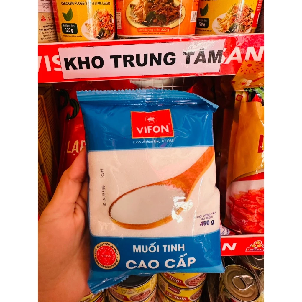 Muối Tinh Sấy Cao Cấp Vifon 450g - VF48