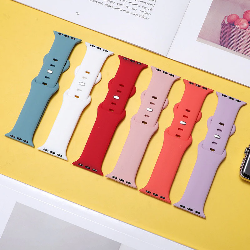 Dây silicone thay thế cho đồng hồ sz 45-49mm màu bất kỳ