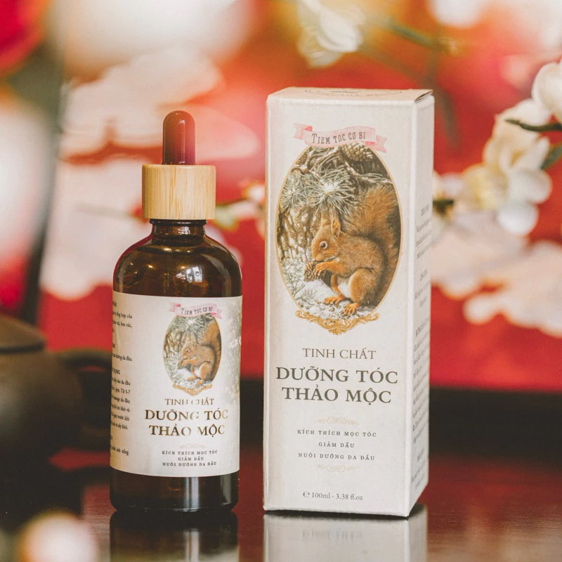 Tinh chất thảo mộc CÔ BI - KÍCH MỌC TÓC, Tinh dầu bưởi dưỡng tóc, ngăn rụng tóc (KHÔNG kèm vòi xịt)