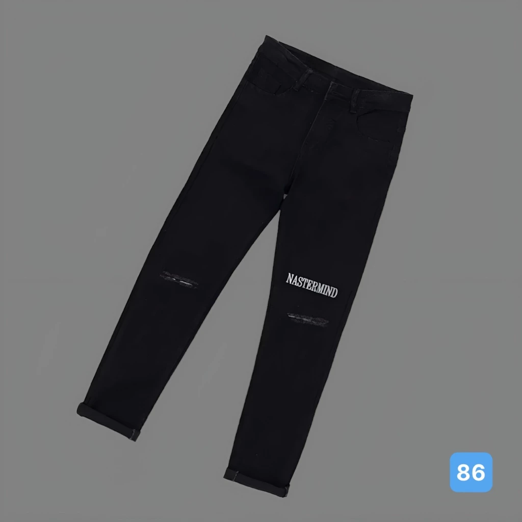 Quần Jean Nam , Quần Bò Nam Trẻ Trung Thiết Kế Đơn Giản OBOK FASHION QDN86