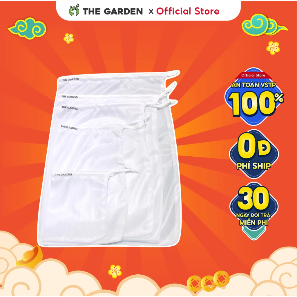 Túi lọc sữa hạt, đậu hũ, lọc trà cà phê, lọc đa năng đủ cỡ vải siêu mịn - THE GARDEN IWGT X GREENBAR