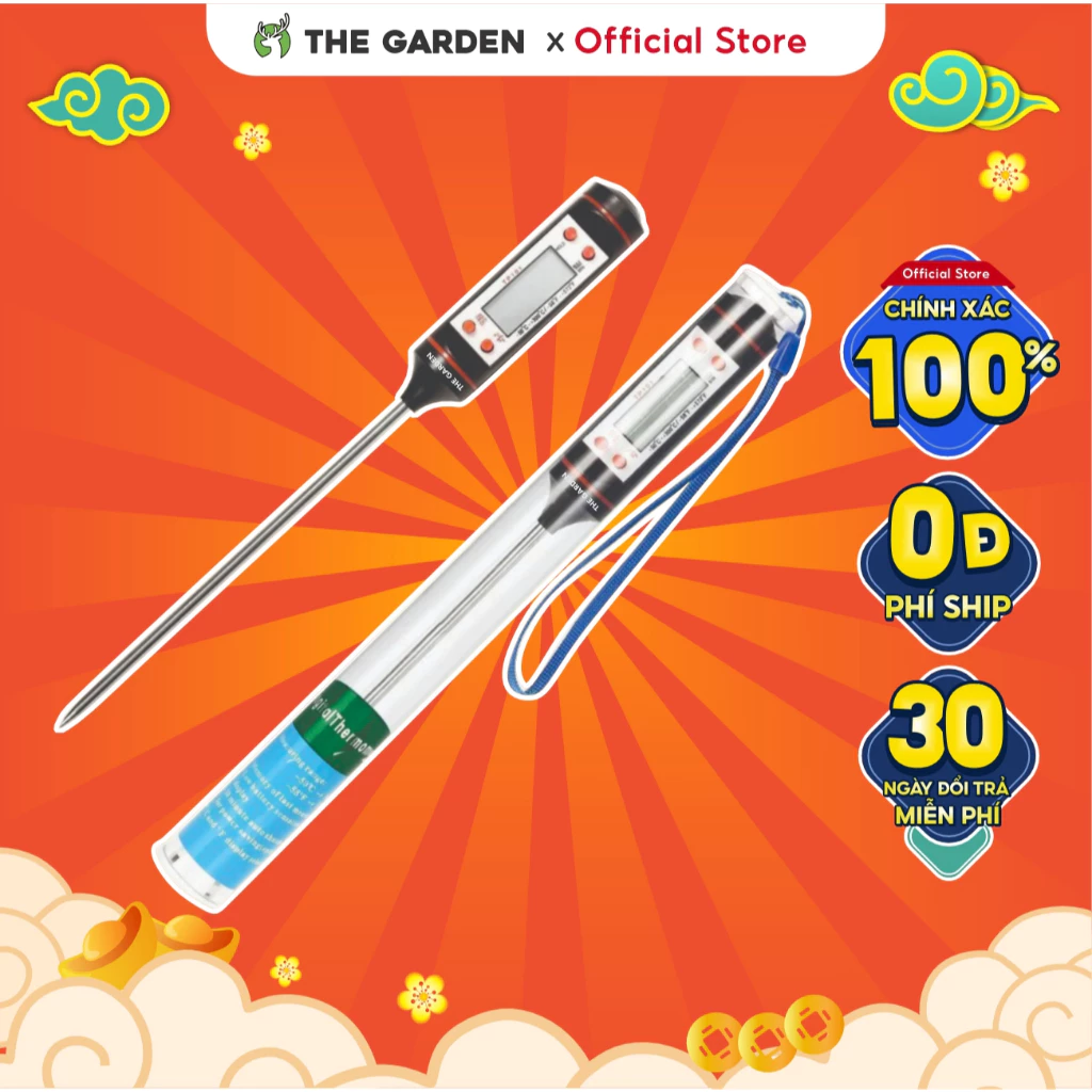 Nhiệt Kế đo nhiệt độ đồ uống THE GARDEN