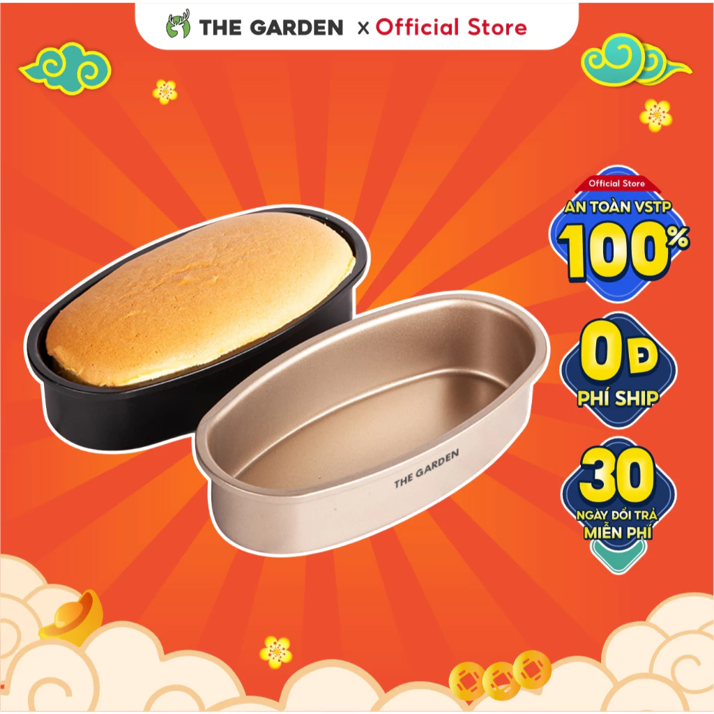 Khuôn khay nướng bánh mì hoa cúc hình oval D08 THE GARDEN IGWT x GREENBAR chống dính