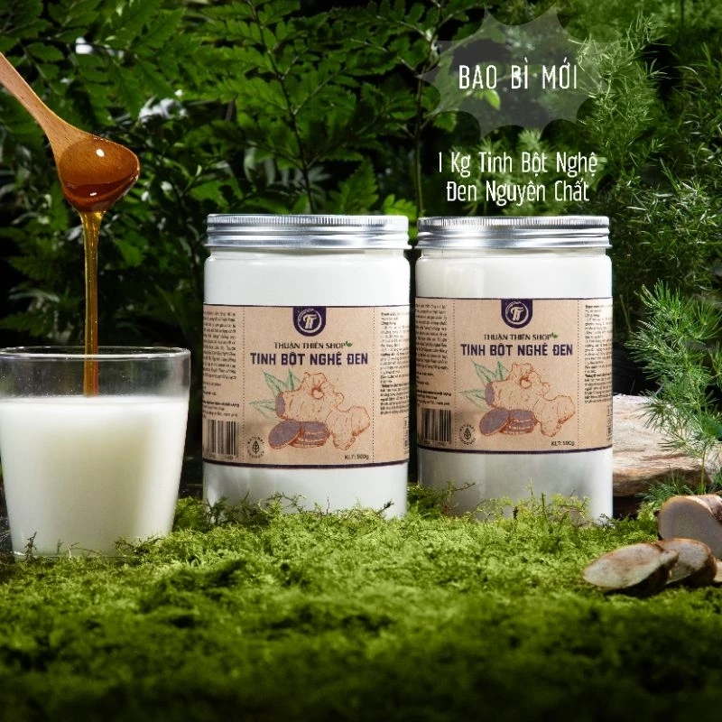 Tinh bột nghệ ĐEN Thuận Thiên Hộp 1kg
