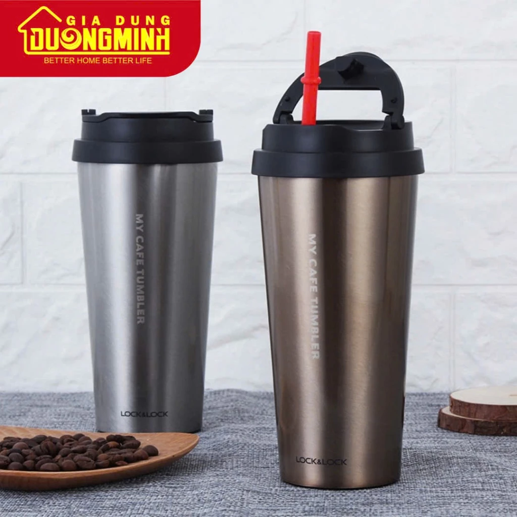 Bình giữ nhiệt bằng thép không gỉ Lock&Lock Clip Tumbler 540ml - LHC4151 - Gia Dụng Dương Minh