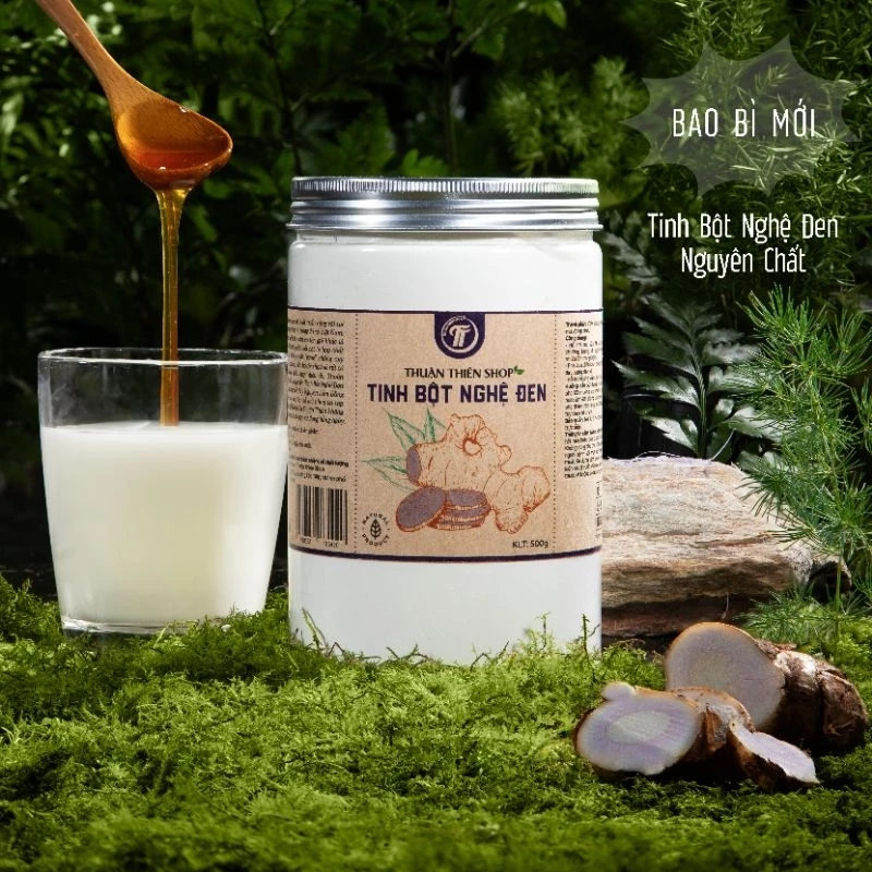 Tinh bột nghệ ĐEN thuận thiên  500g