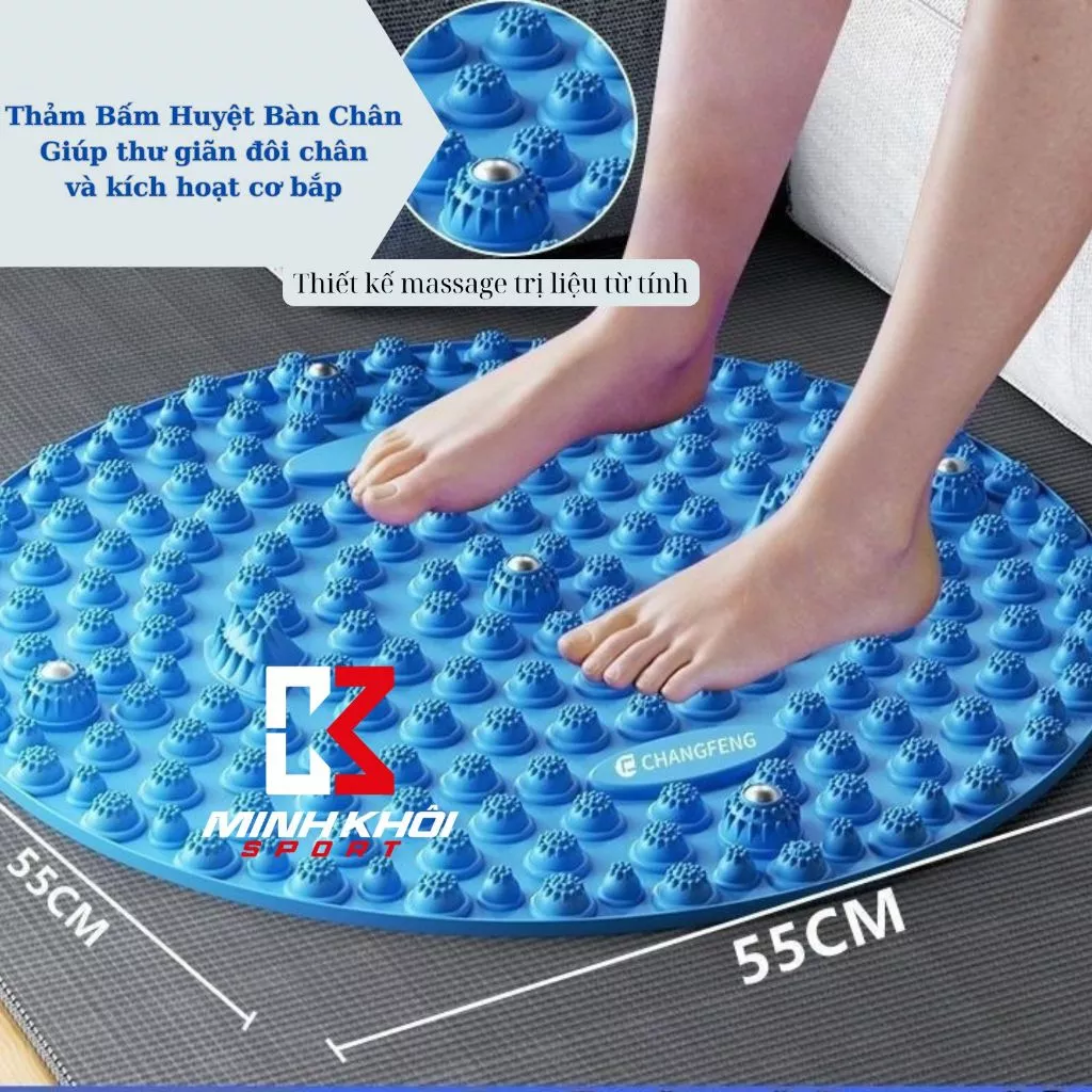 Thảm Bấm Huyệt, Thảm Gai Massage Chân Giúp Đả Thông Các Huyệt Mạch Lòng Bàn Chân Lưu Thông Khí Huyết