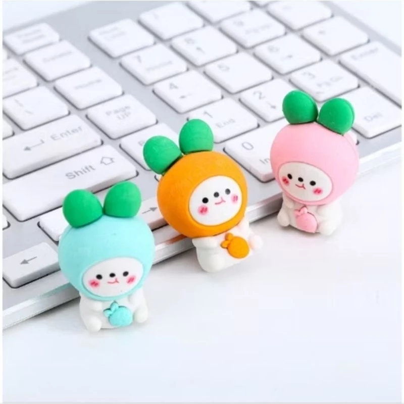 Combo💝 3 Gôm tẩy em bé Carot đáng yêu