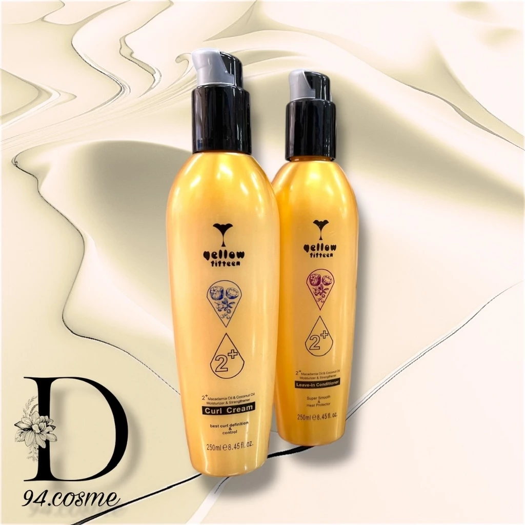 Kem Giữ Nếp Tóc Xoăn Yellow Fifteen 2+ 250ml Mỹ