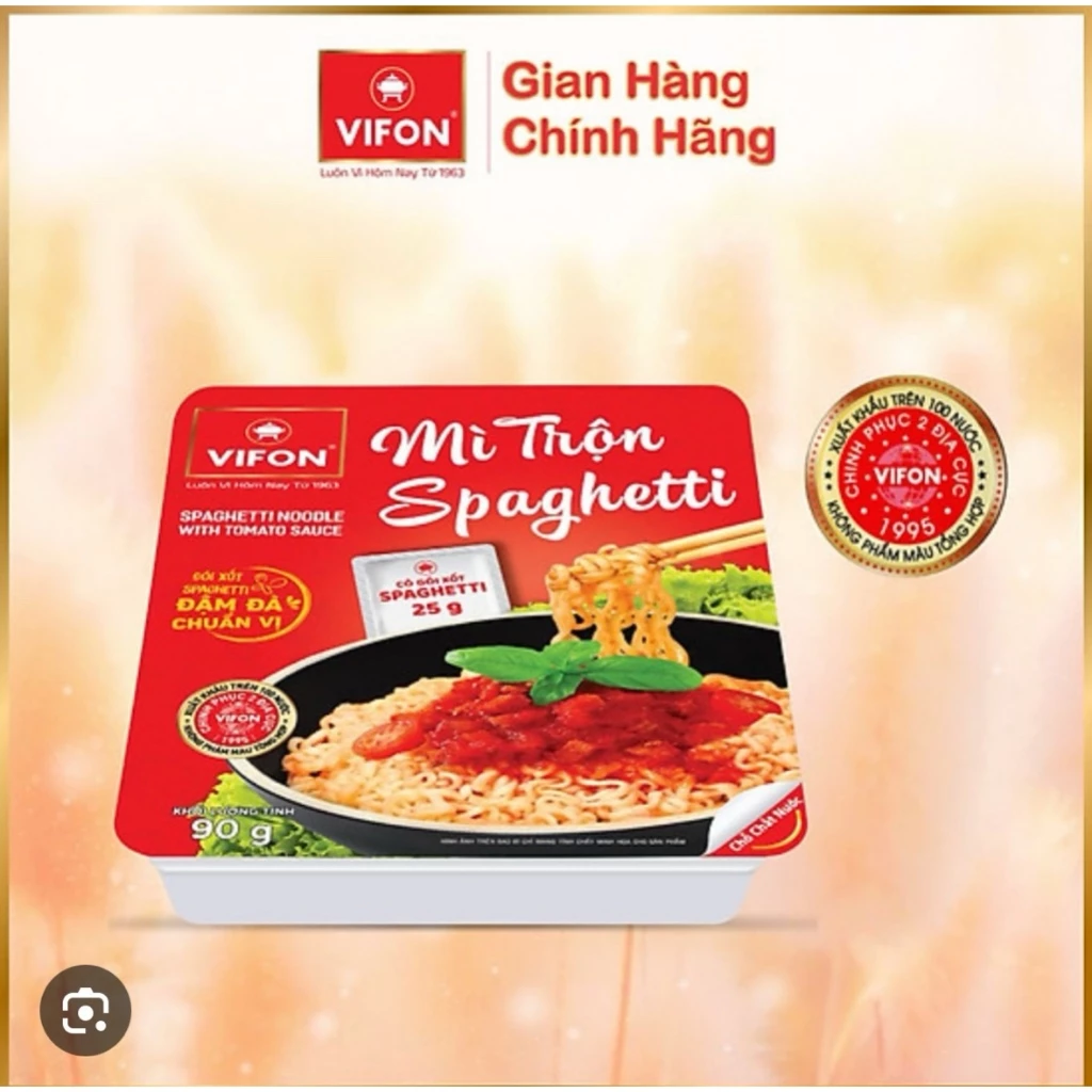 Mì Trộn Sốt Spaghetti VIFON hộp 90g -VF87