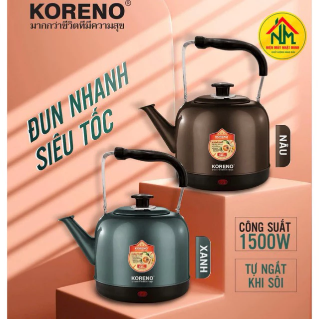 Ấm siêu tốc 5 Lít, cho gai đình dùng nhiều nước, công suất 1500W, chính hãng.