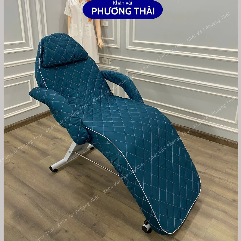 Ga bọc giường tiêm filler, ga giường phun xăm cotton trần bông