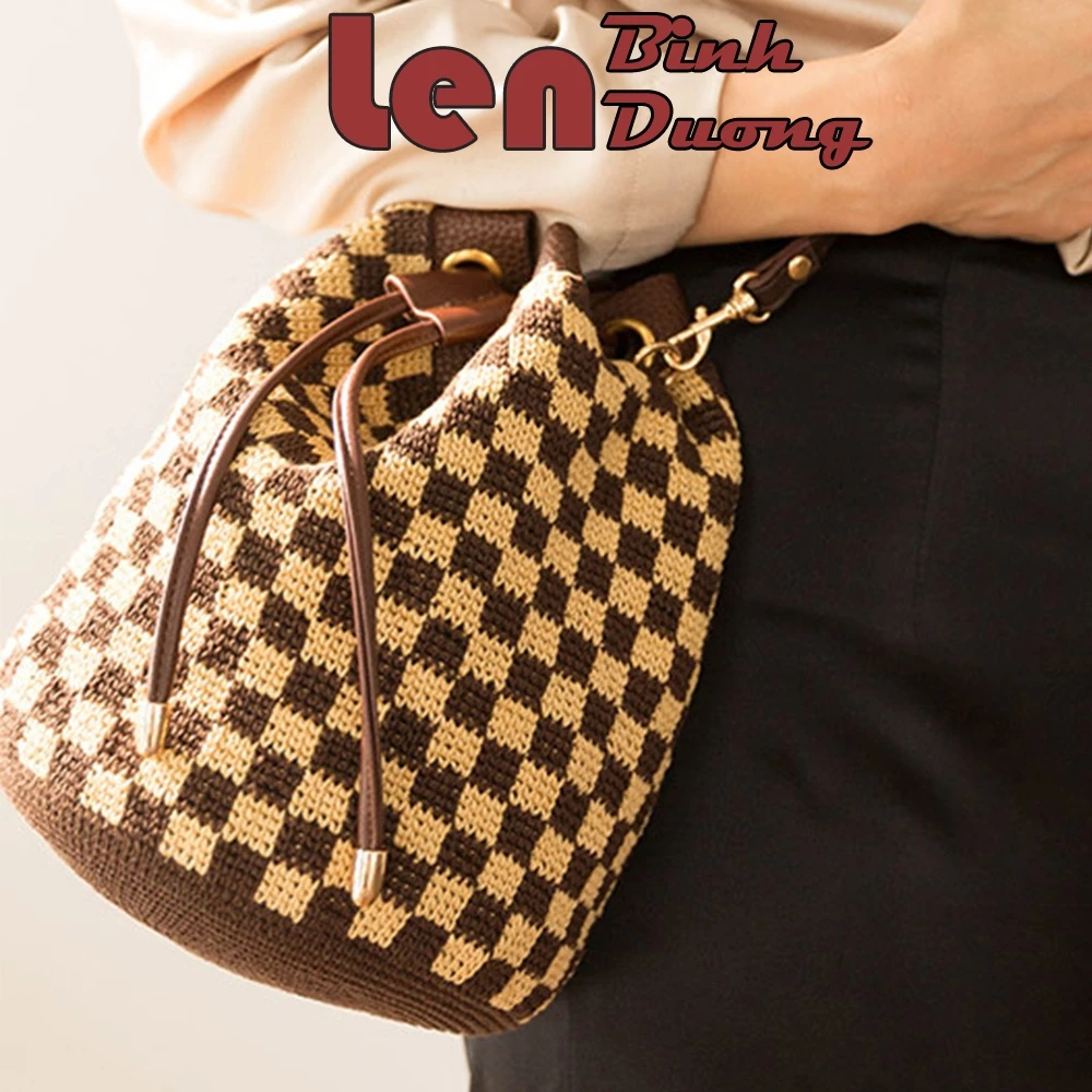 Dây Rút Miệng Túi, Dây Thắt Nắp Túi Handmade, Túi Len