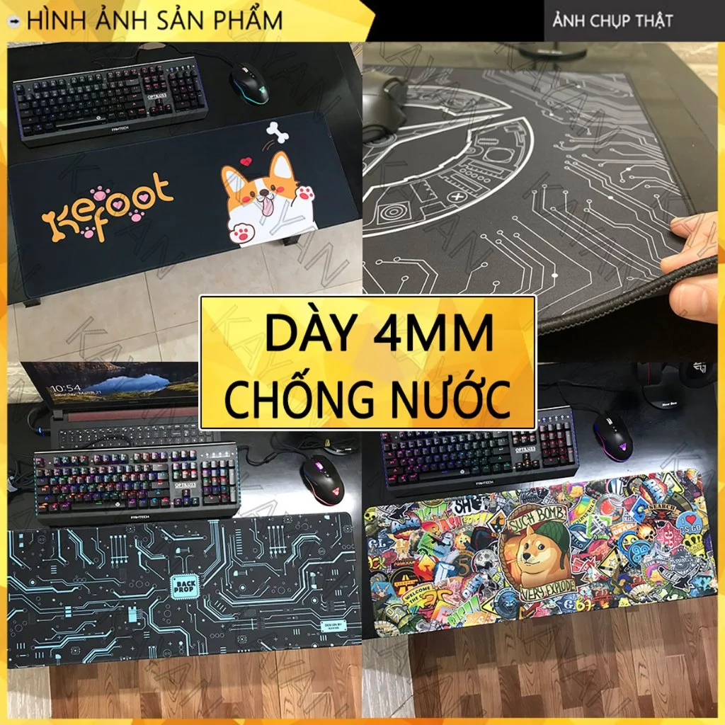 Miếng lót chuột chống nước cỡ lớn dày 4MM