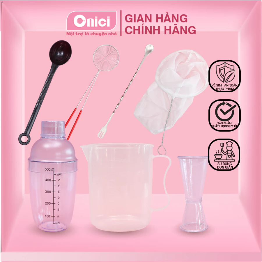 Dụng cụ pha chế chuyên dụng nấu trà sữa ONICI