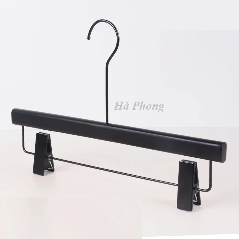 Kẹp Quần Cho Shop Thời Trang, Kẹp Quần Gỗ Hàng Nhập Khẩu Cao Cấp Gỗ  Màu Đen