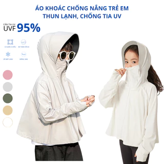 Áo chống nắng trẻ em thun lạnh thoáng mát cản tia UV