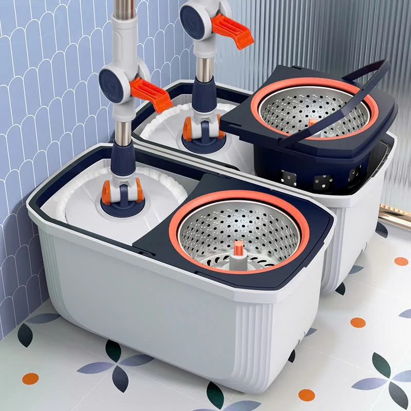 Bộ Chổi Lau Nhà Cao Cấp Xoay 360 Độ, Cây Lau Nhà Thông Minh Kèm 3 Bông Lau Chất Lượng Cao, Bảo Hành 1 Năm