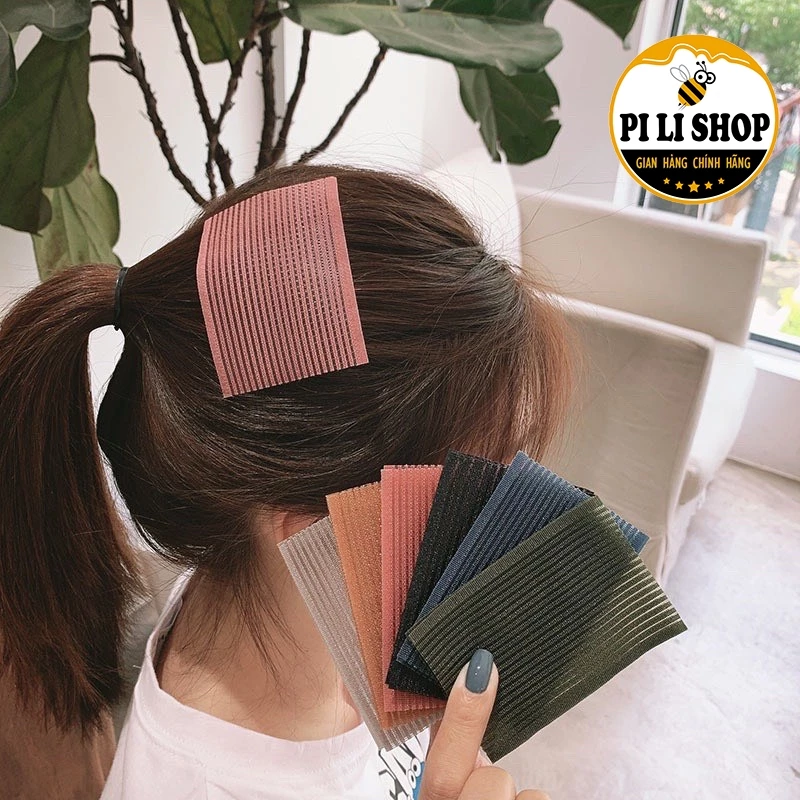 Set 2 Tấm Dán Cố Định Tóc Không Cần Kẹp Màu Ngẫu Nhiên, Dụng Cụ Giữ Tóc Mái Gọn Gàng Không Lo Rối